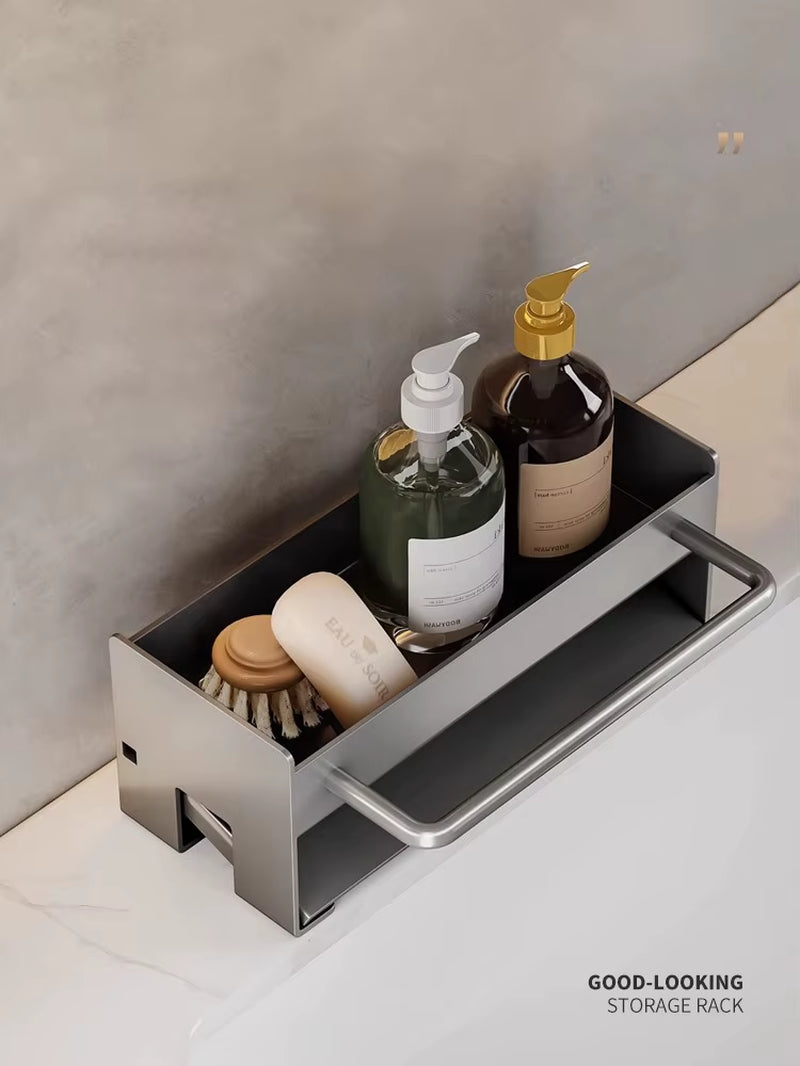 Kitchen Sink Stand Sponge Holder Dish Drainer Organizers Storage Accessories Shelf Storage Organizer Dish Drying Rack Gadgets